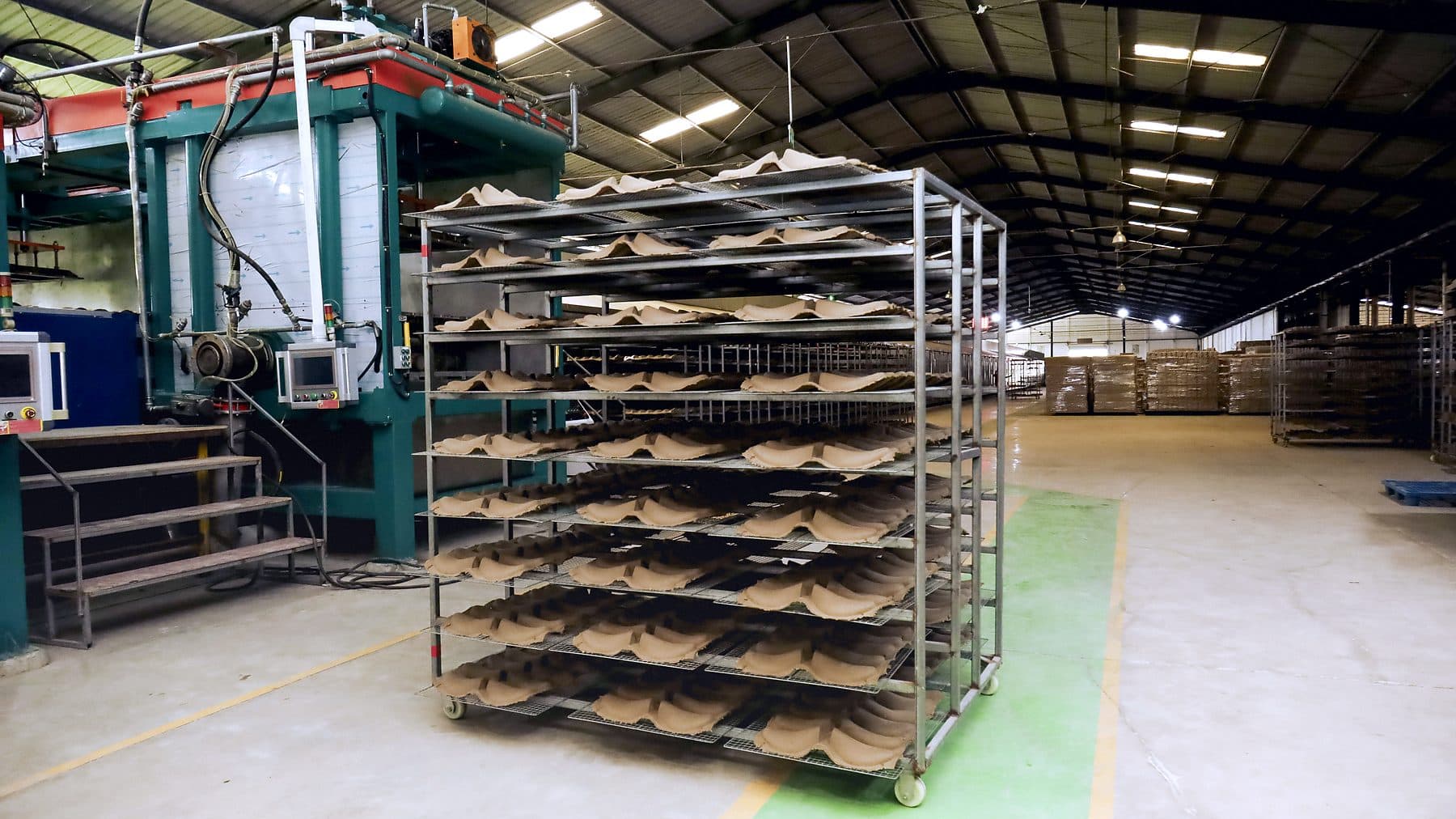 Water-vapor separation drying line